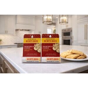 Burt's Bees Shortbread Cookie Lip Balm 2 Pack Discontinued Limited Edition